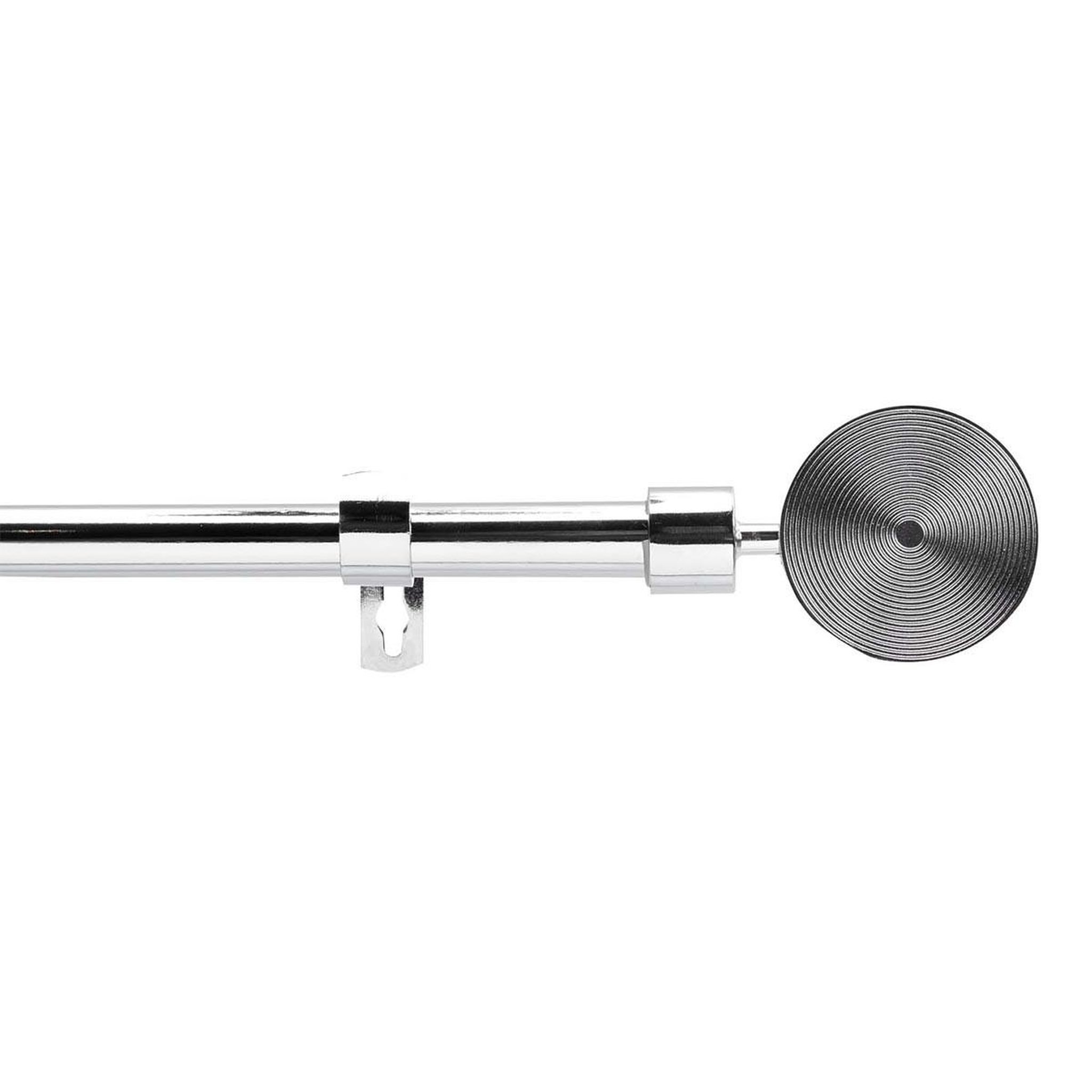 Douceur d'Intérieur Kit tringle à rideau extensible  rollis  120-210cm chrome