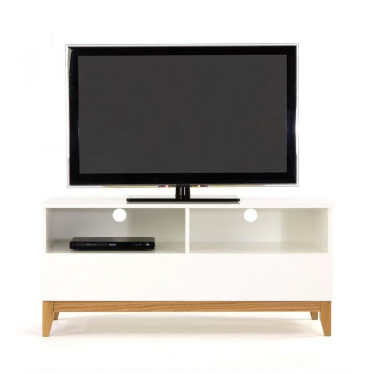 Paris Prix Meuble TV Design  Blanco  120cm Blanc