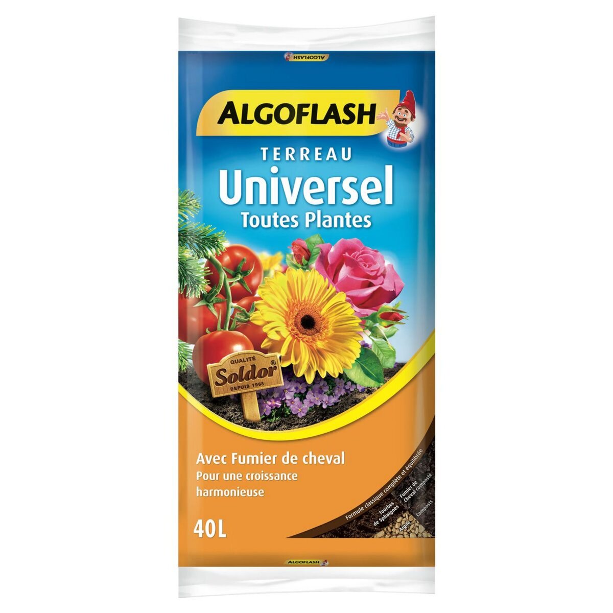 ALGOFLASH Terreau universel - 40L 40l
