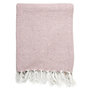 Voir la diapositive 2 : Paris Prix Plaid Jacquard  Nema  125x150cm Rose
