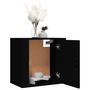 Voir la diapositive 4 : VIDAXL Tables de chevet murales 2 pcs Noir 50x30x47 cm