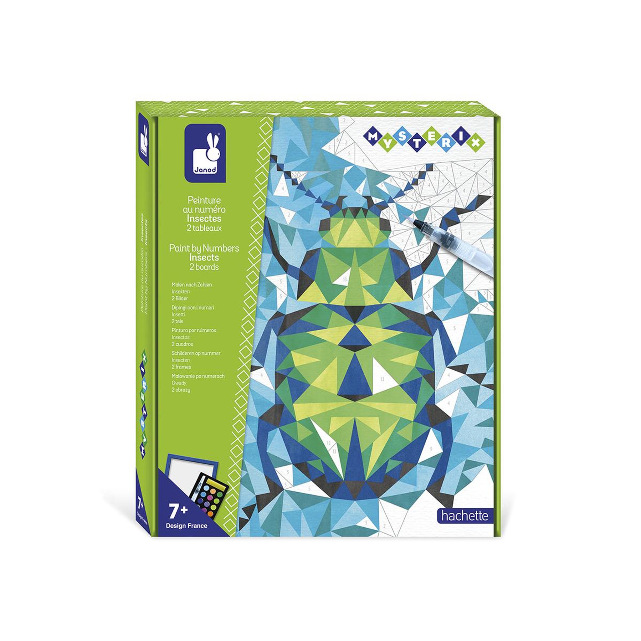 Voir la diapositive 2 : Juratoys-Janod Peinture au numero insectes