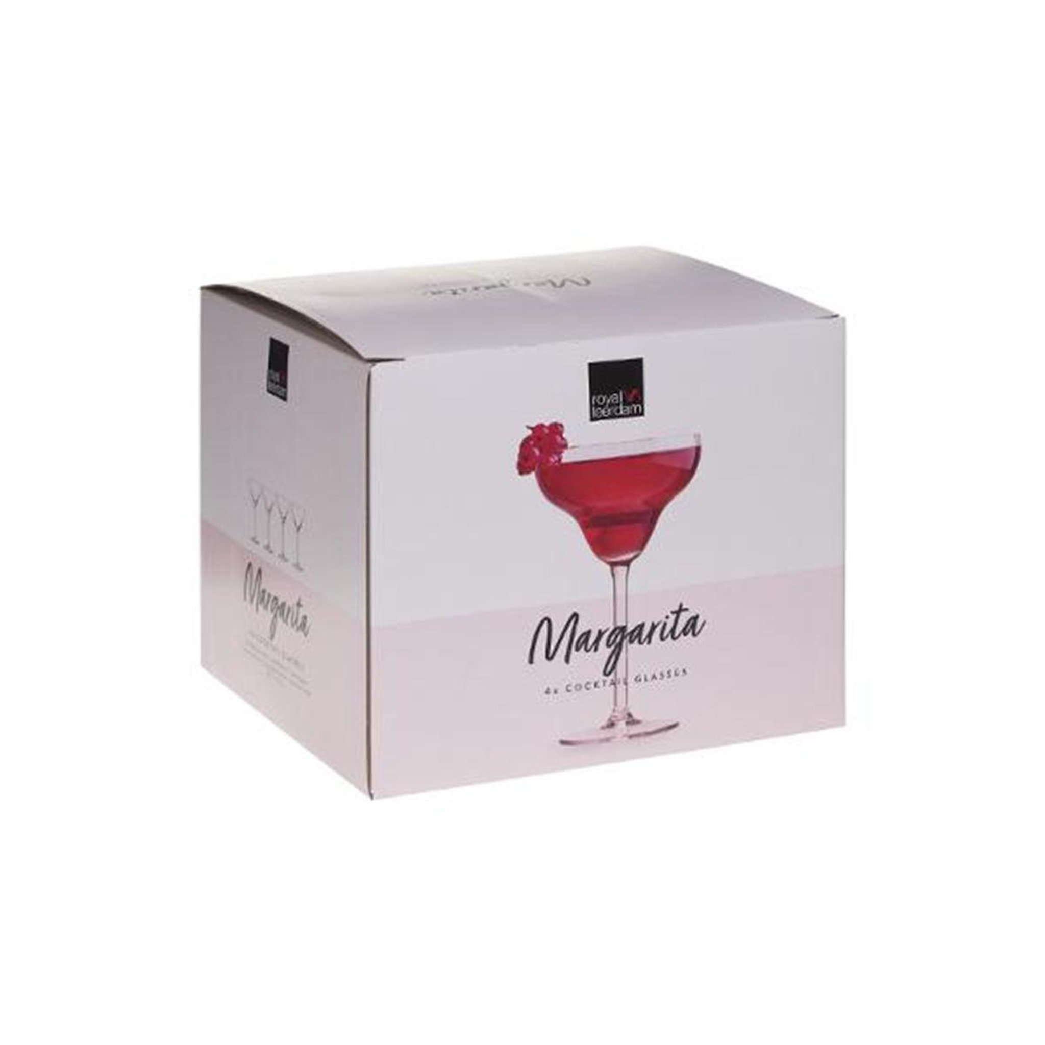 Voir la diapositive 3 : SECRET DE GOURMET Lot de 4 verres à cocktails  margarita  30cl transparent