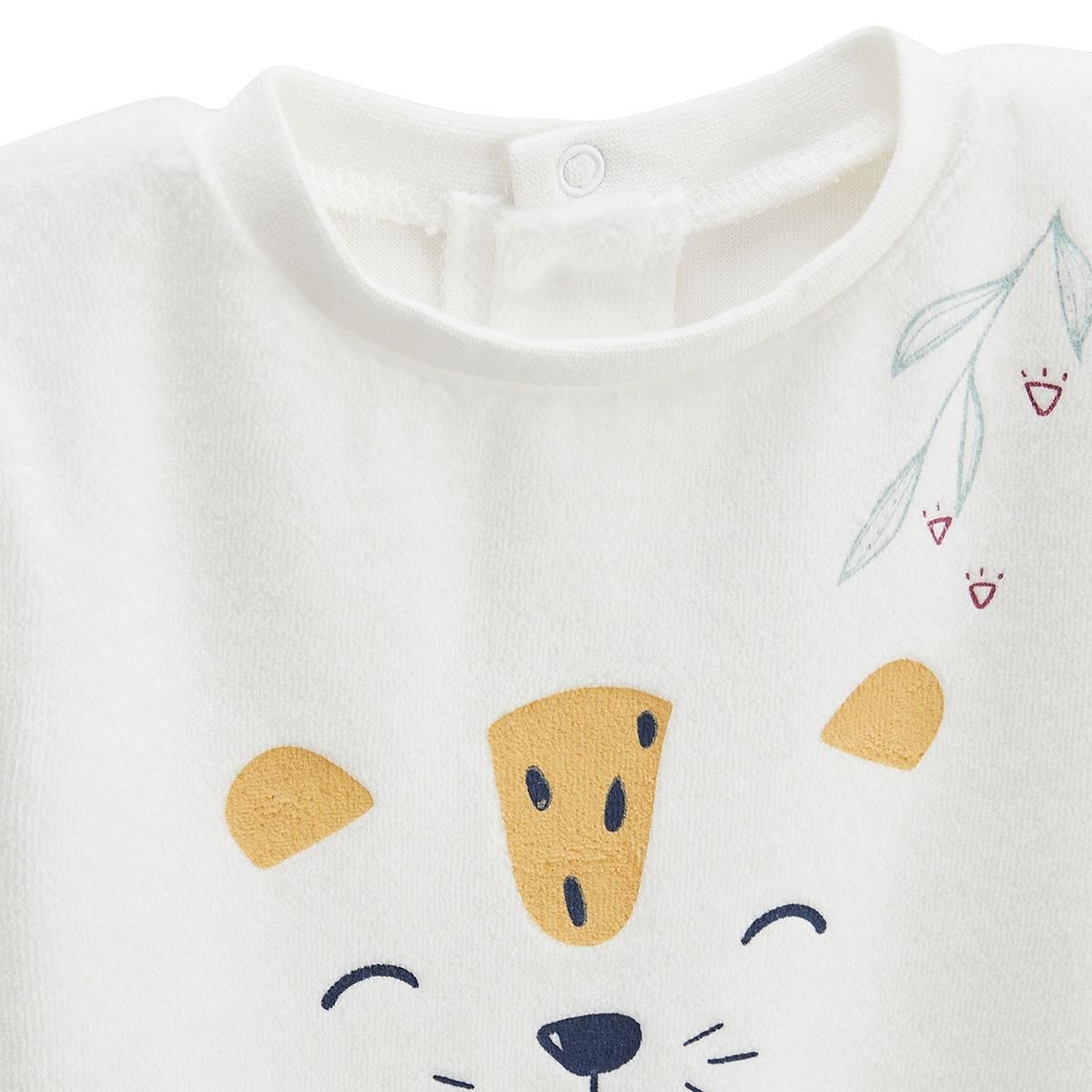 Petit Béguin Lot de 2 pyjamas enfant 2 pièces en velours Charly