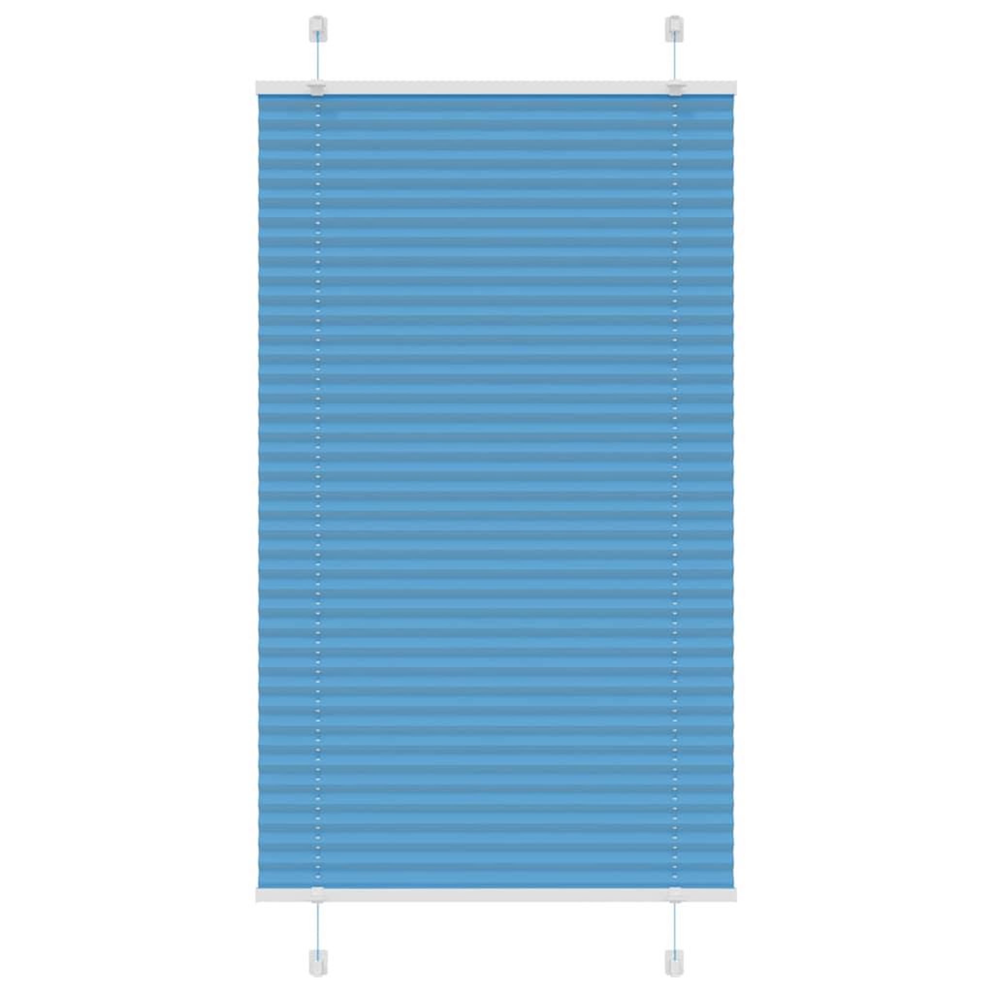 VIDAXL Store plisse bleu 70x100 cm largeur du tissu 69,4 cm polyester