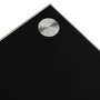 VIDAXL Table basse Noir 110x43x60 cm Verre trempe
