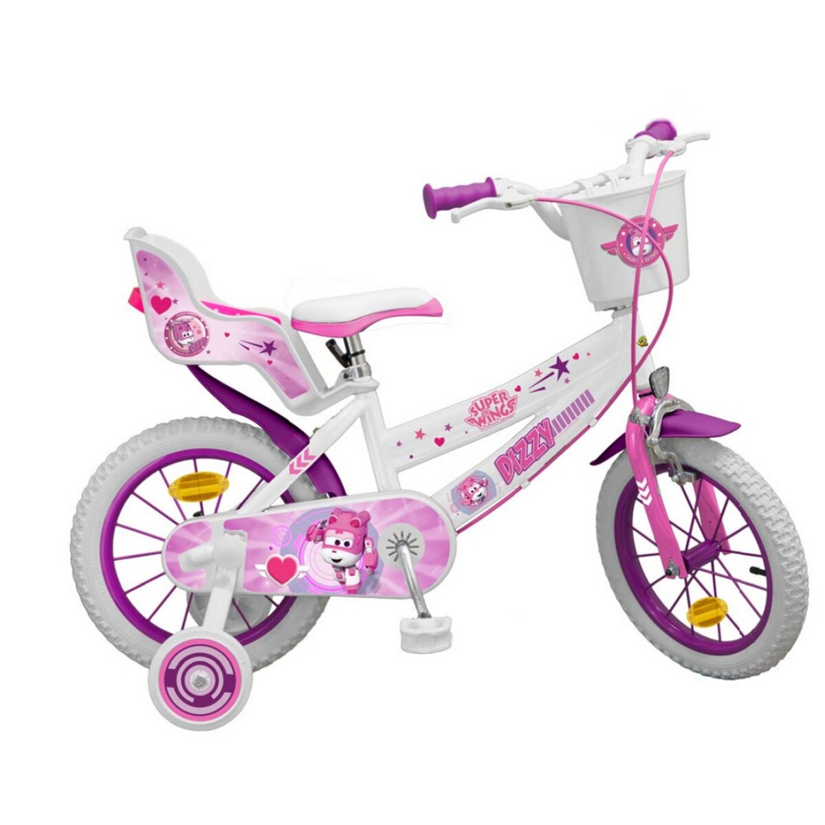 Vélo enfant Disney La Boutique de Minnie - fille - 14 po - rose
