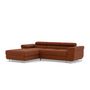 Voir la diapositive 2 : BEST MOBILIER Pablo - canapé d'angle gauche - 6 places - convertible avec coffre et têtières réglables - en velours côtelé