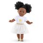 Voir la diapositive 3 : Corolle Ensemble Jupe & T Shirt Ivoire et Or pour poupée ma Corolle