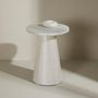 Voir la diapositive 2 : Paris Prix Table d'Appoint Design  Lanzo  45cm Blanc