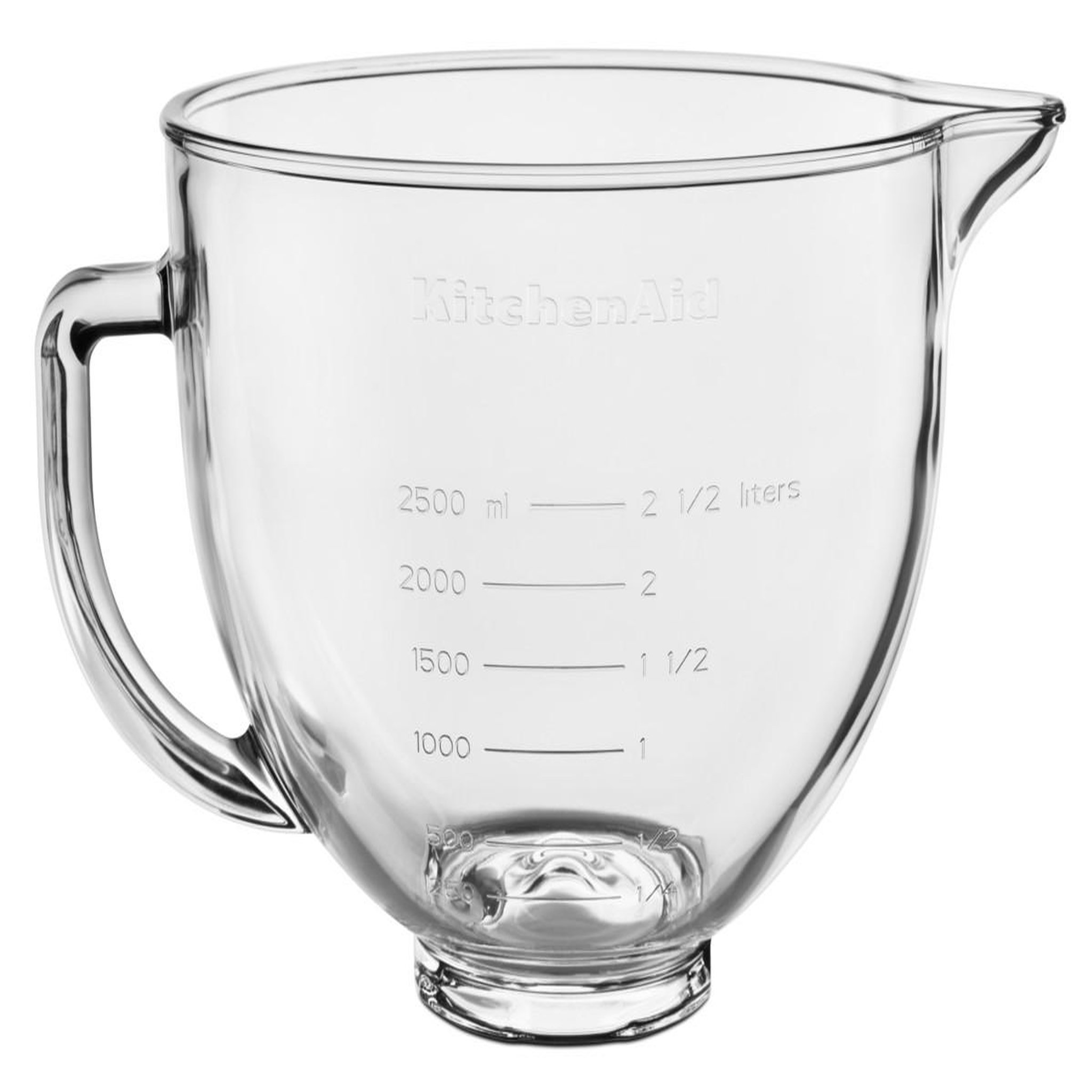 Voir la diapositive 2 : KitchenAid Bol en verre 4.7l pour robot pâtissier - 5ksm5gb