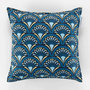 Voir la diapositive 2 : Paris Prix Housse de Coussin à Motifs  Come  45x45cm Bleu