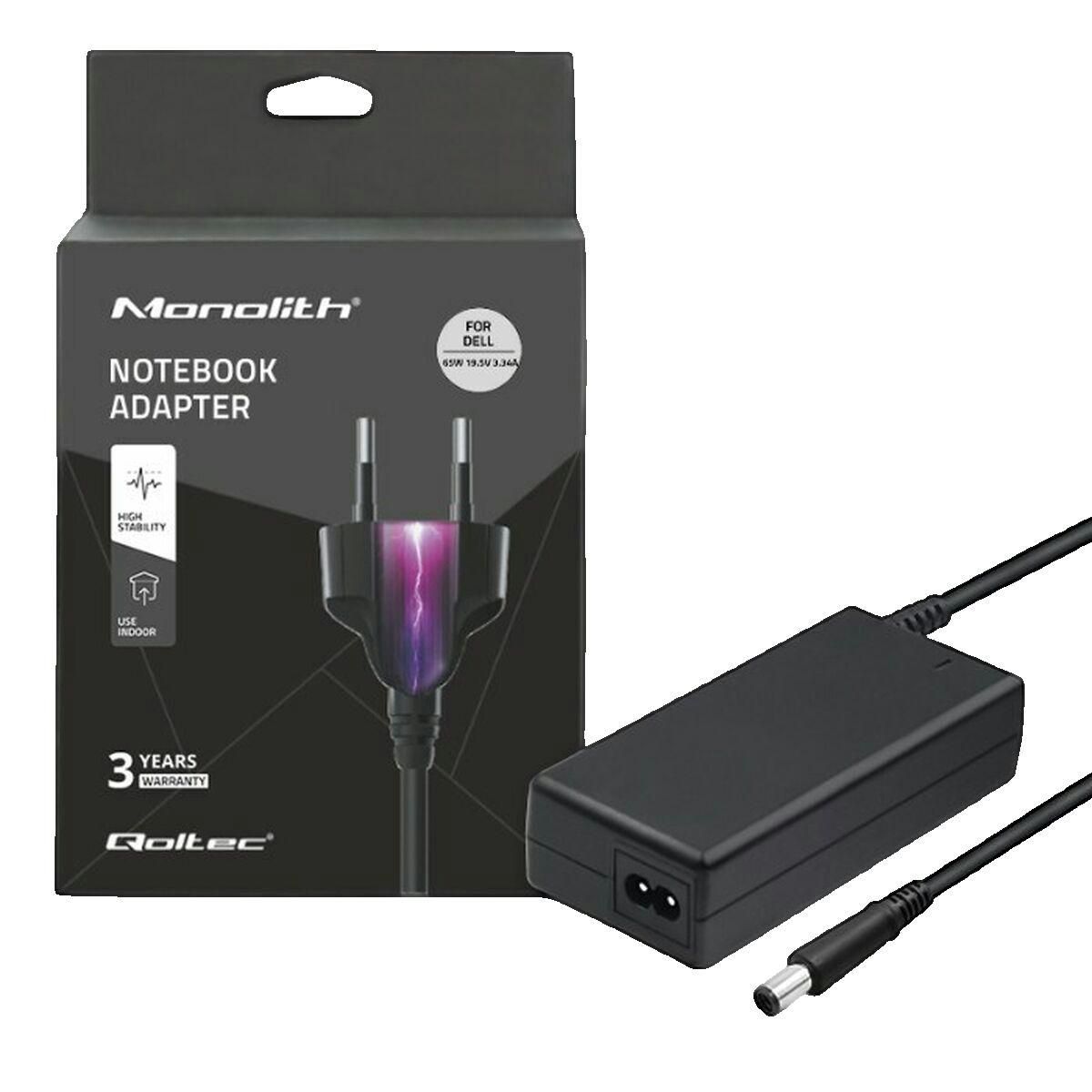 QOLTEC Adaptateur secteur Qoltec 65 W compatible Dell