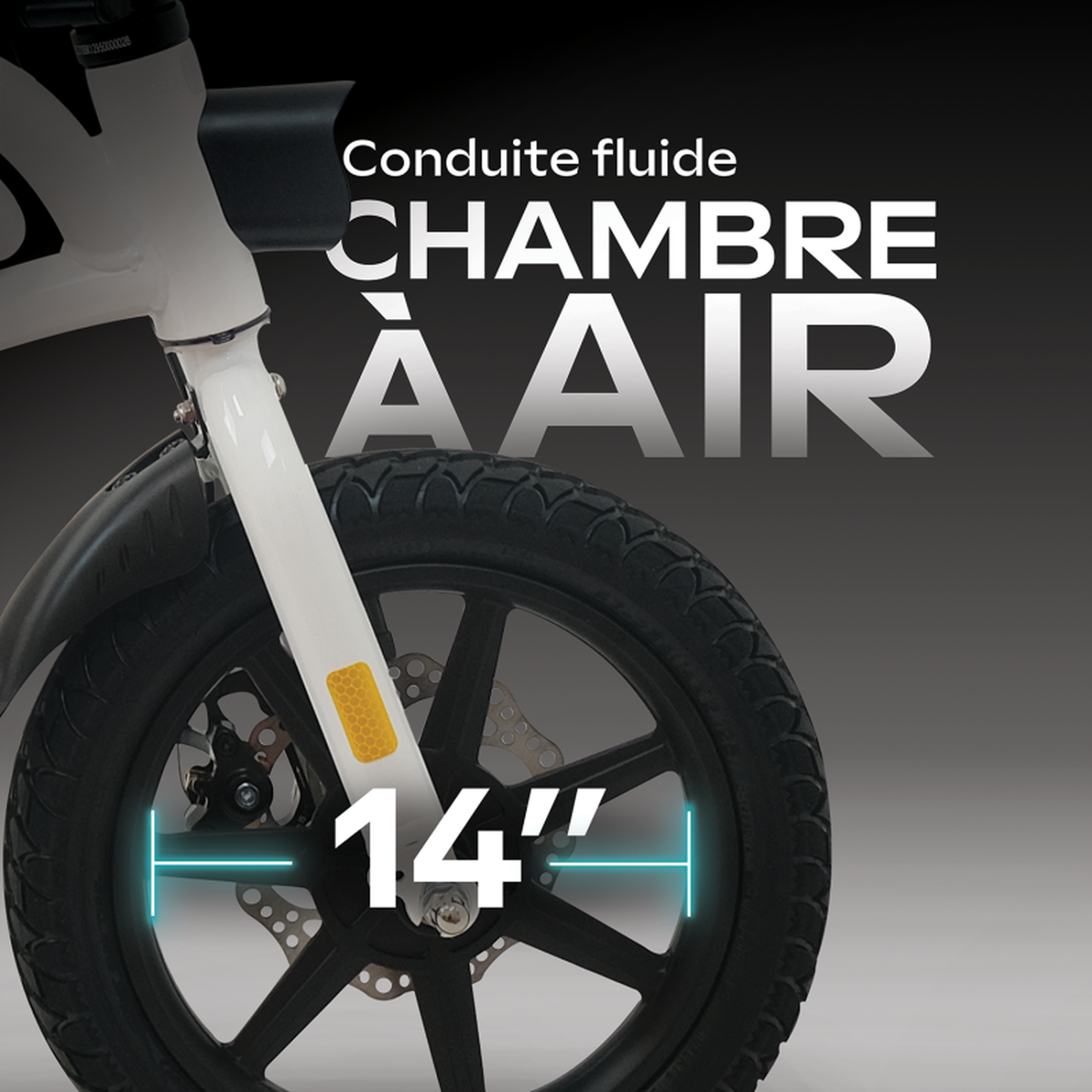 Voir la diapositive 6 : URBANGLIDE Draisienne électrique adulte e-bike 140 bleu – moteur 1000w - autonomie jusqu'a 18 km - pneu 14  gonflable - batterie 42v/5.2ah - poids 15kg