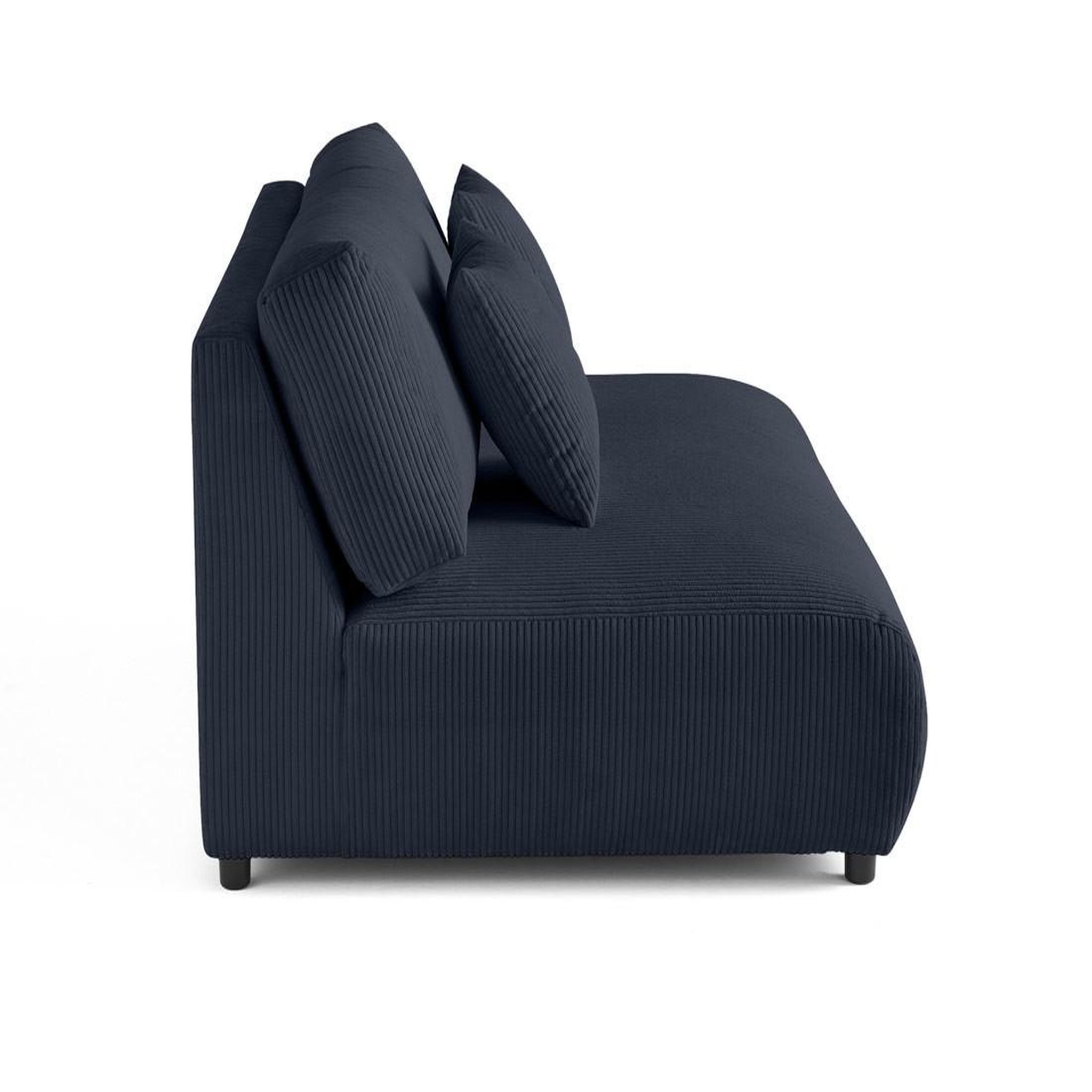 Voir la diapositive 3 : BEST MOBILIER Garance - module d'assise 3 places - en velours côtelé