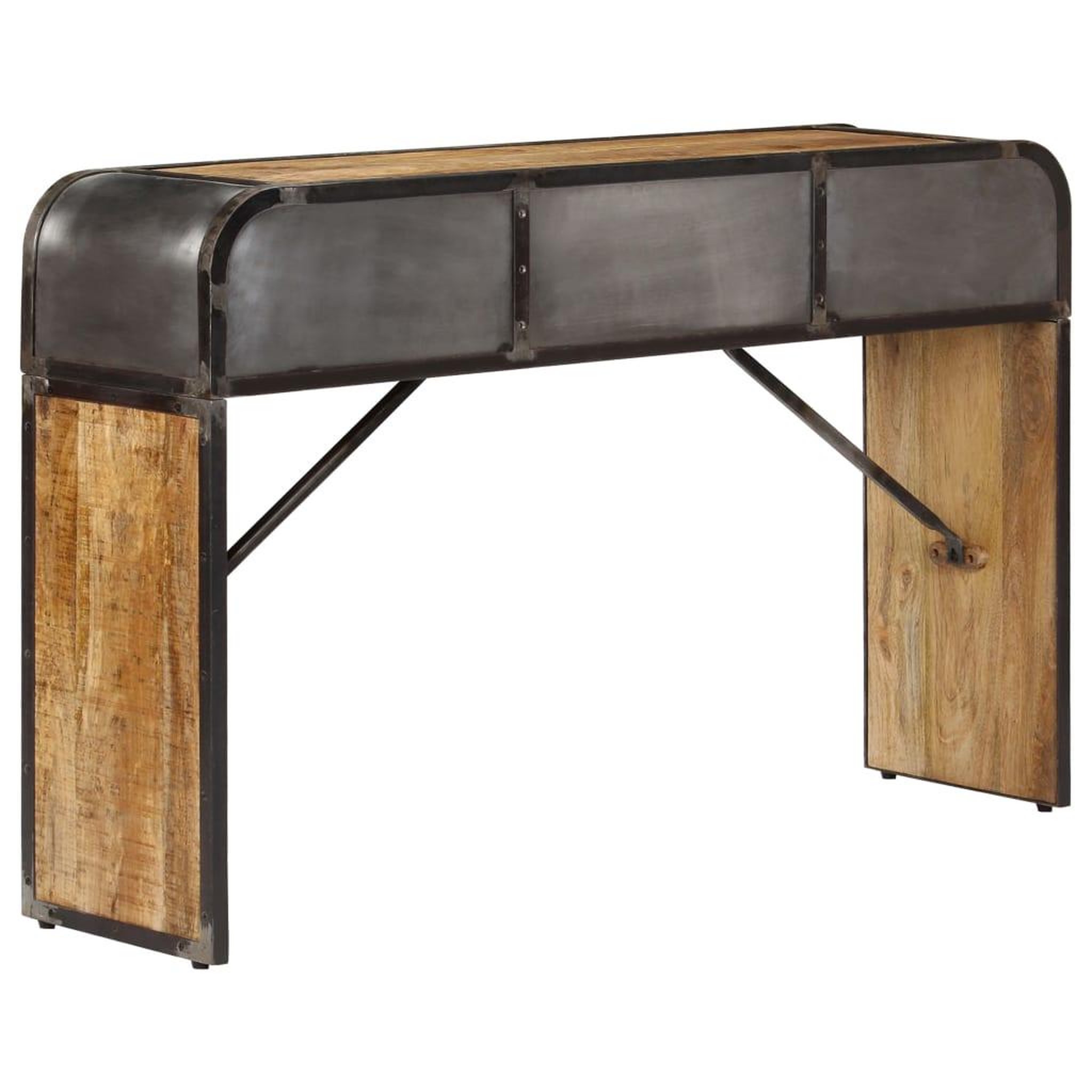 Voir la diapositive 3 : VIDAXL Buffet 120x30x75 cm bois de manguier massif