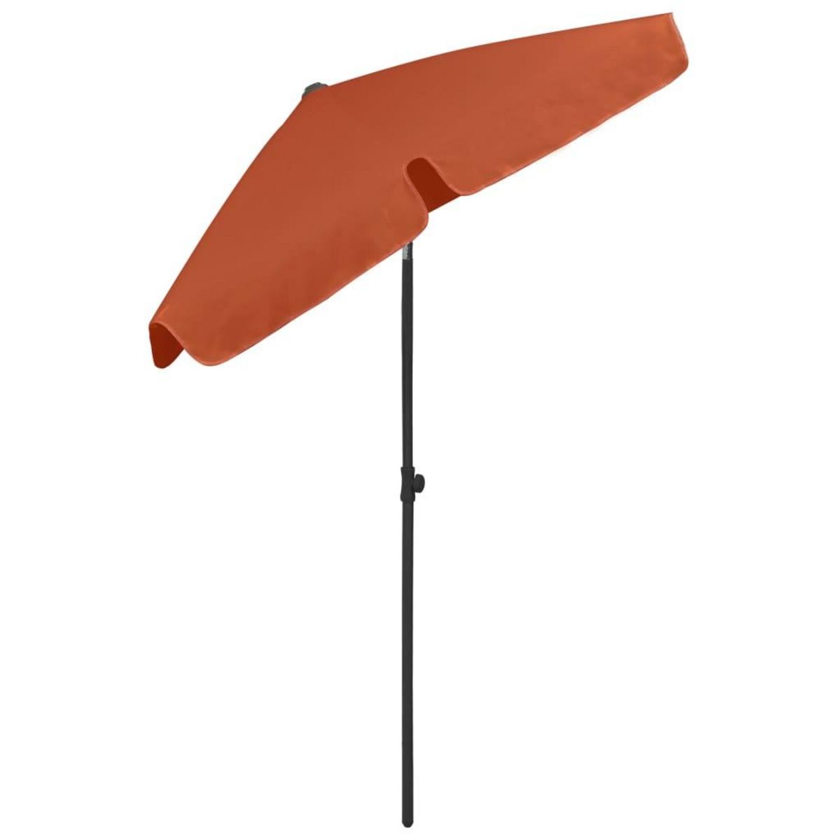 VIDAXL Parasol de plage terre cuite 180x120 cm