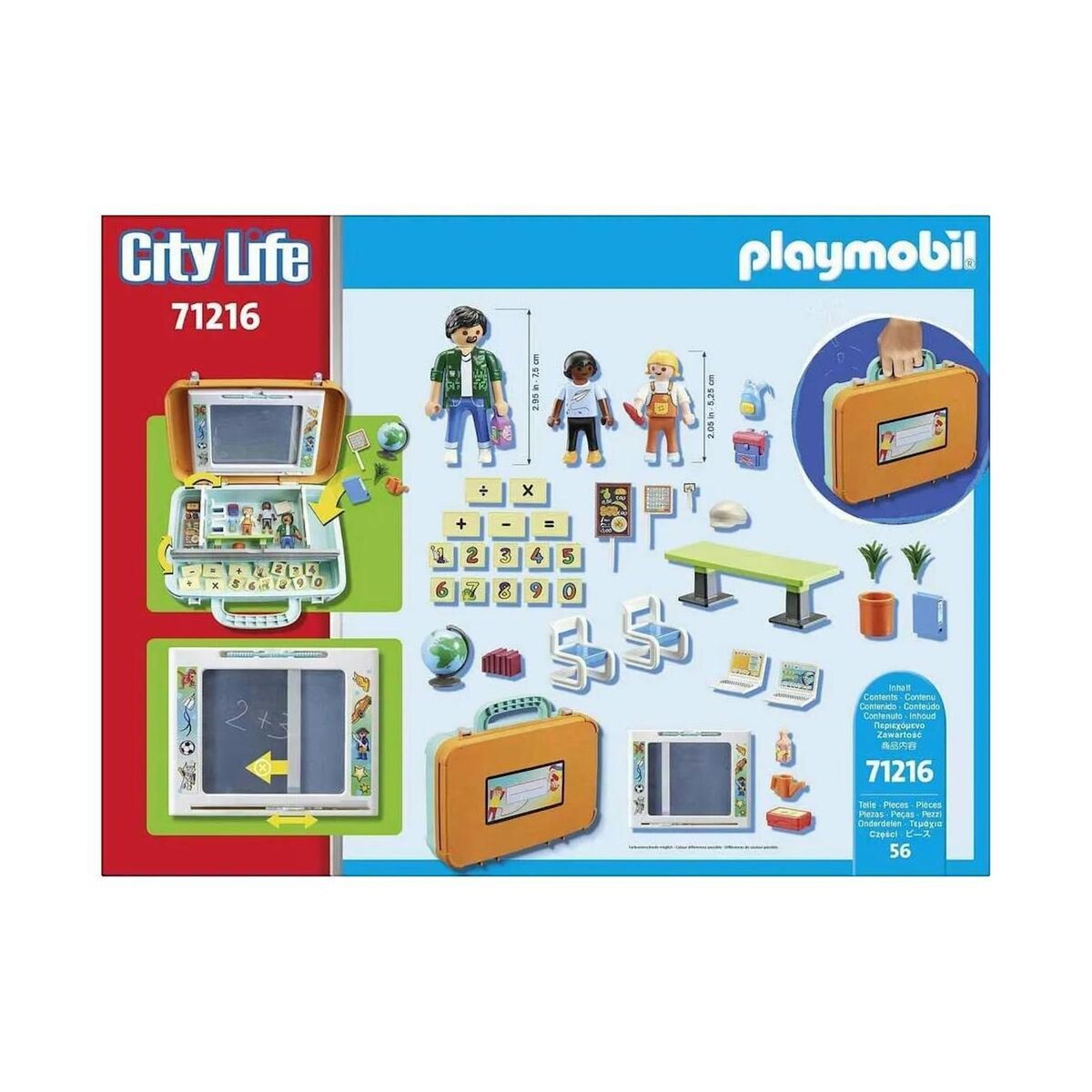 PLAYMOBIL Jeu éducatif Playmobil Lernkoffer 71216 multicolore