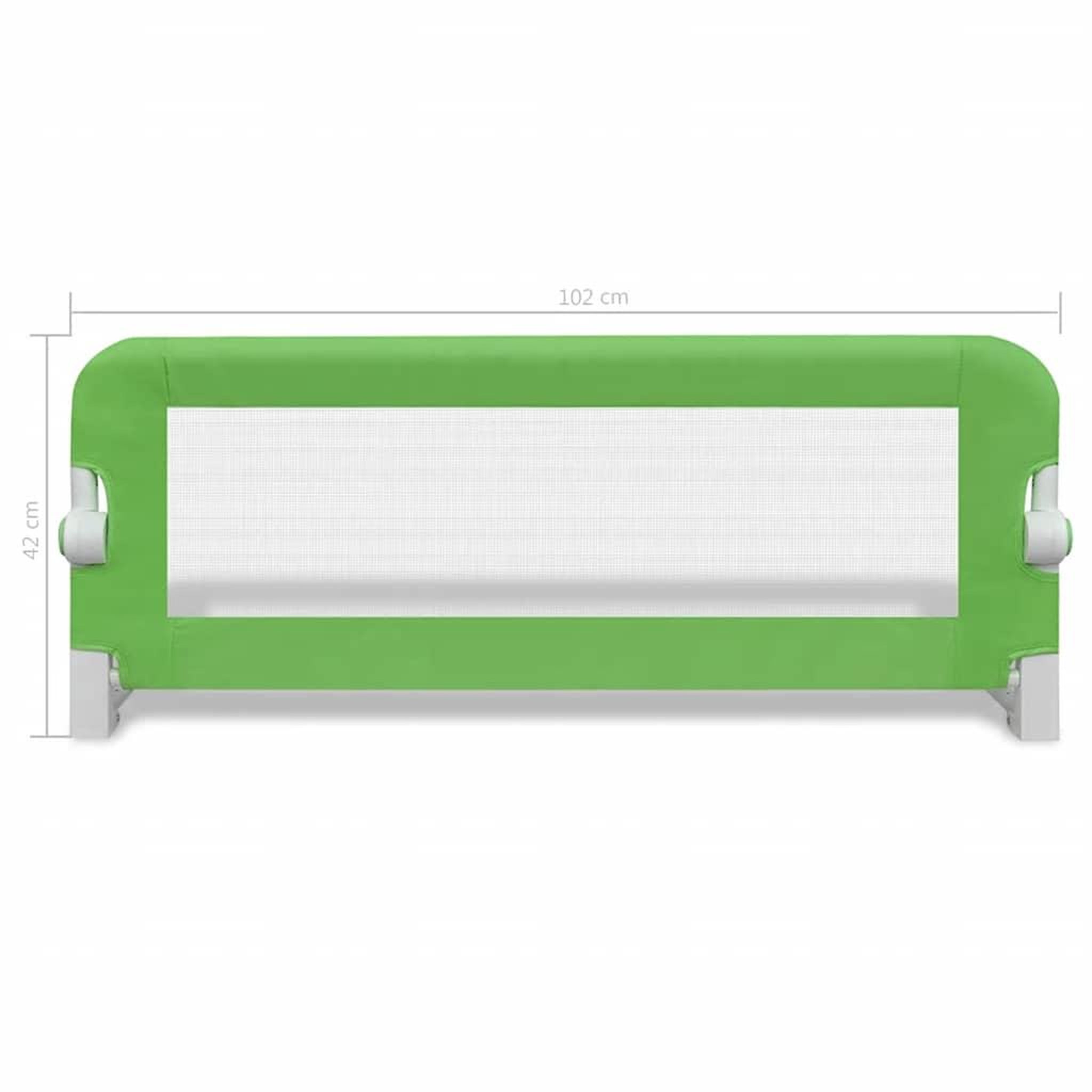 Voir la diapositive 6 : VIDAXL Barriere de lit de securite pour tout-petits 2pcs Vert 102x42cm