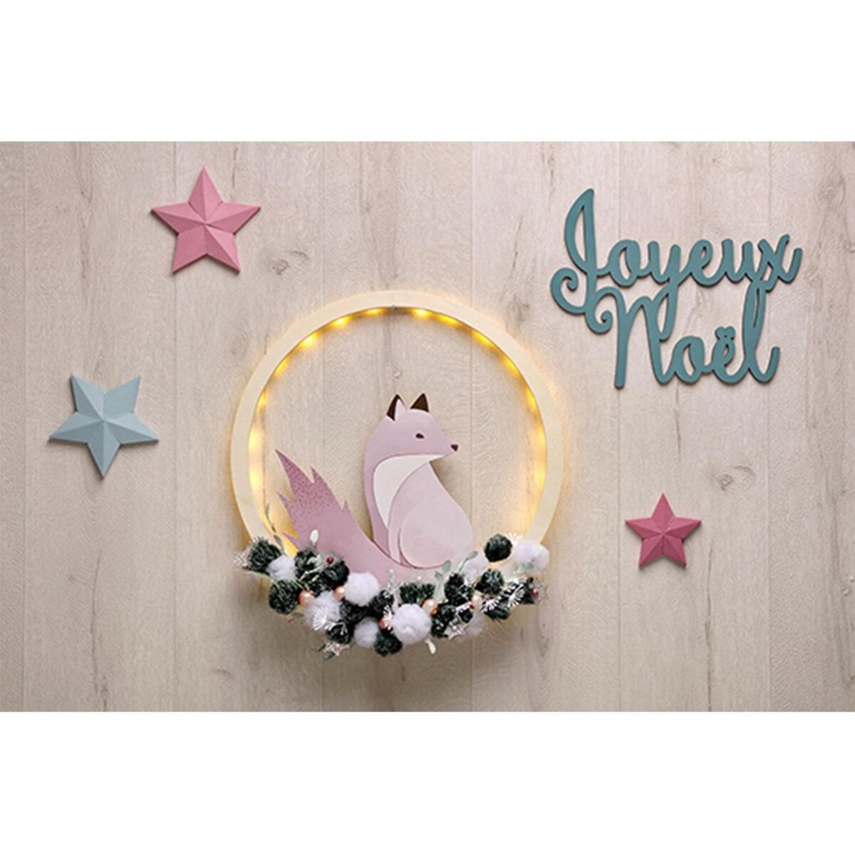 Artemio 3 cercles en bois 13/ 26/ 40 Cm