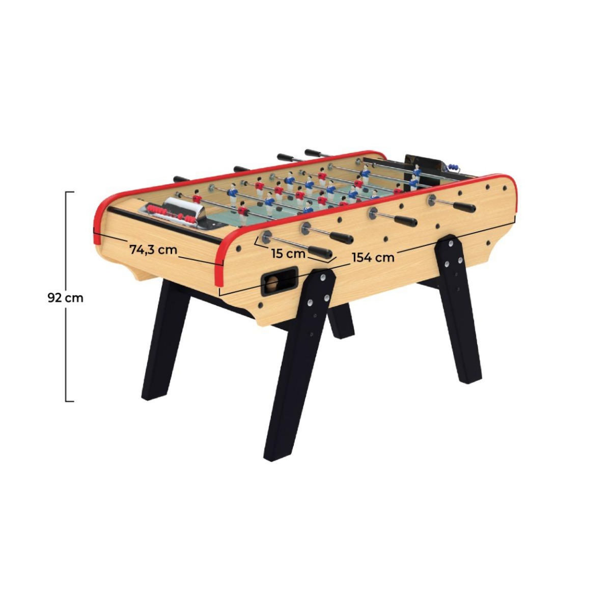 MISTER BABYFOOT Baby foot en bois clair - Scudetto