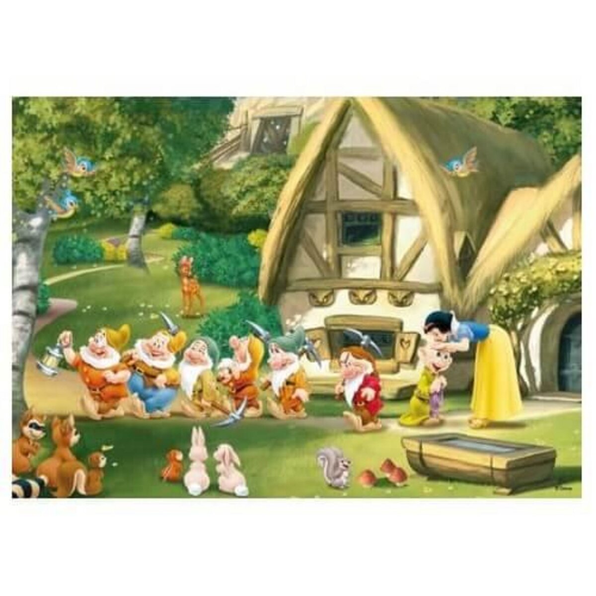 King Puzzles Puzzle 500 pièces Disney Princess : Blanche neige et les 7 nains