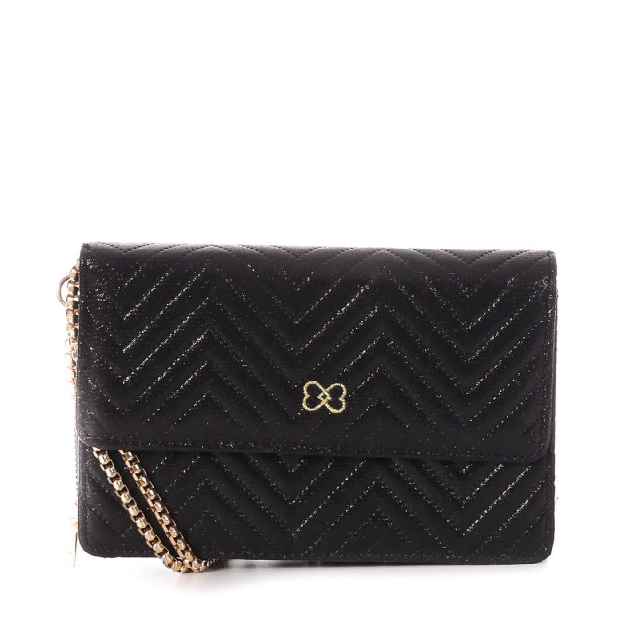 Stella Green Sac à Bandoulière Noir Femme Stella Green Chevron. Coloris disponibles : Noir