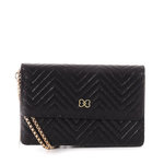 Stella Green Sac à Bandoulière Noir Femme Stella Green Chevron. Coloris disponibles : Noir