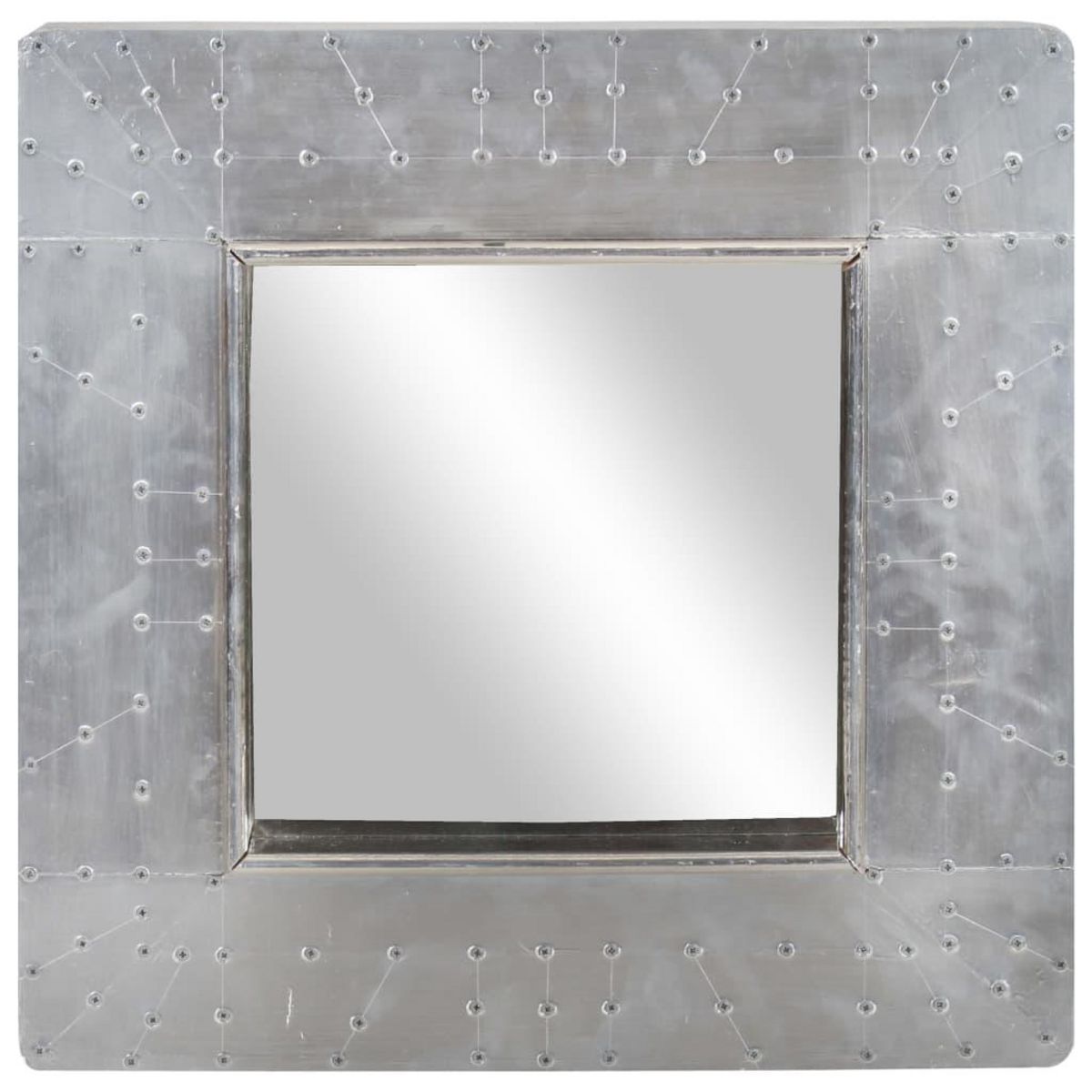 VIDAXL Miroir de style aviation 50x50 cm Metal