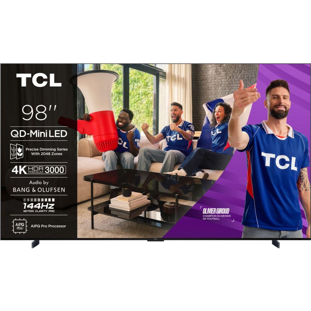 TCL TV Mini Led 98C79K 2025-98 pouces (248cm)