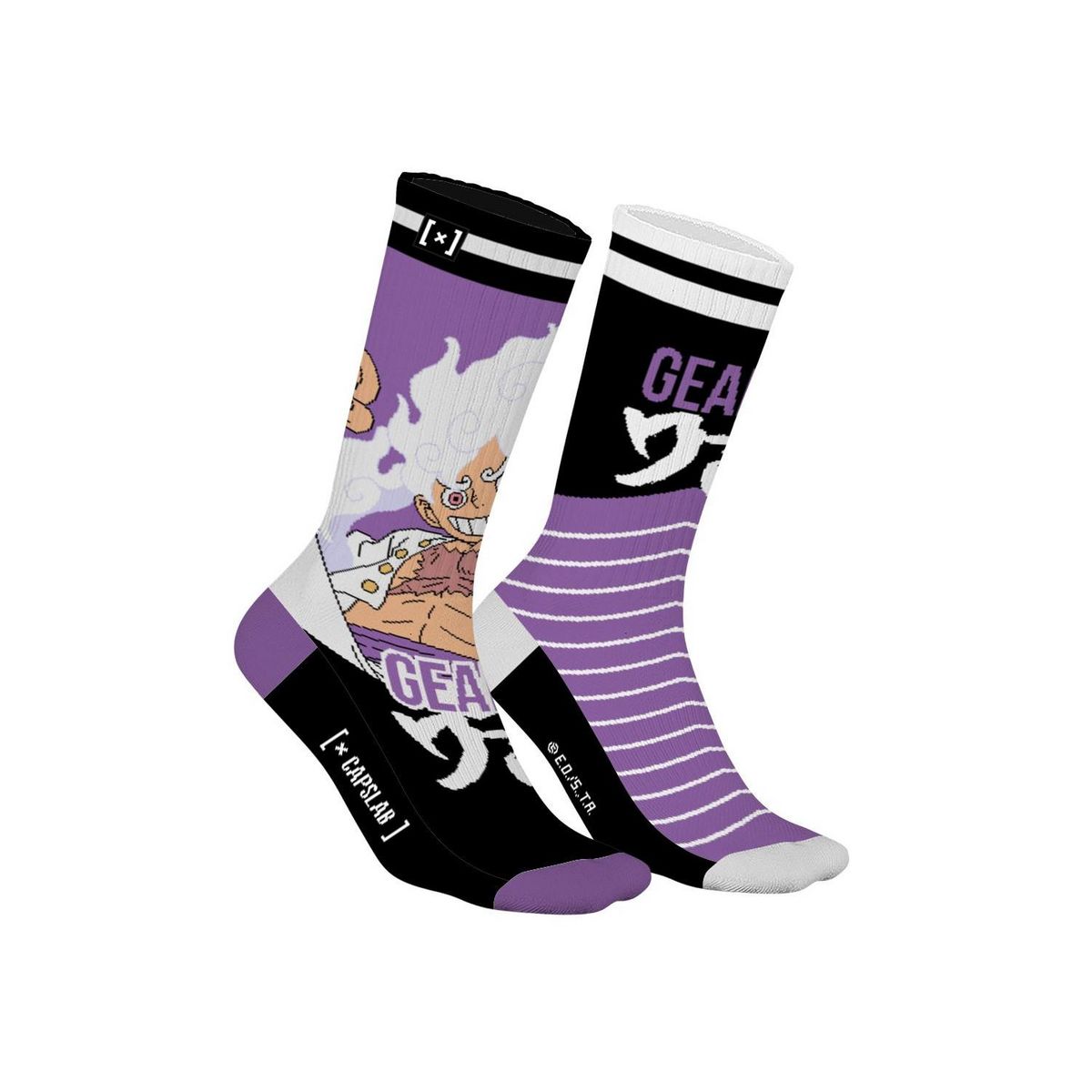 CAPSLAB Paire de tennis dépareillées One Piece Luffy