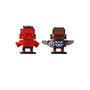 Voir la diapositive 2 : LEGO Figurines LEGO BrickHeadz LEGO Multicolore Captain America et Red Hulk