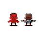 Voir la diapositive 2 : LEGO Figurines LEGO BrickHeadz LEGO Multicolore Captain America et Red Hulk