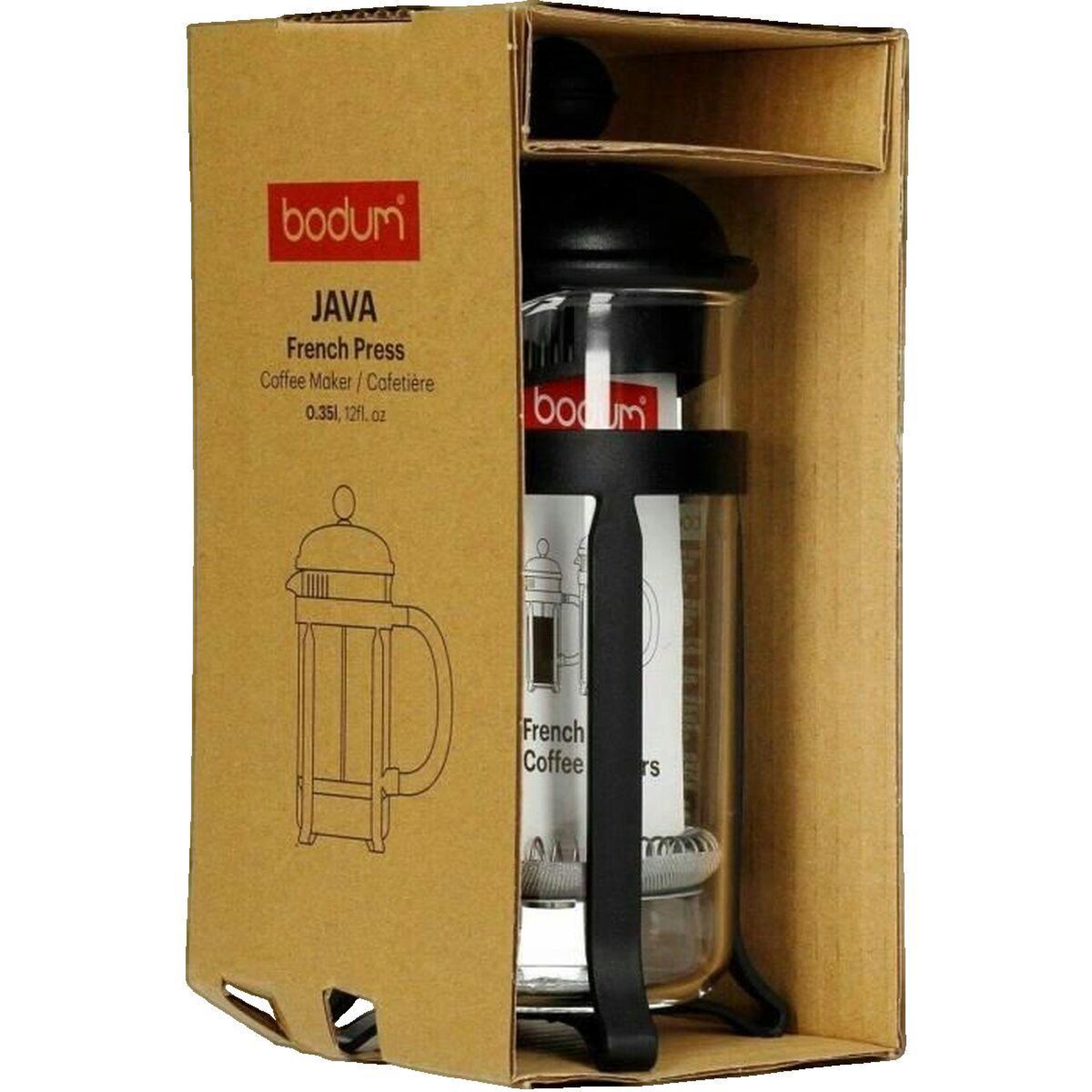 Voir la diapositive 3 : Bodum Cafetière Bodum Modèle emblématique noire
