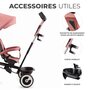 Voir la diapositive 4 : KINDERKRAFT Tricycle evolutif poussette avec pare soleil regl