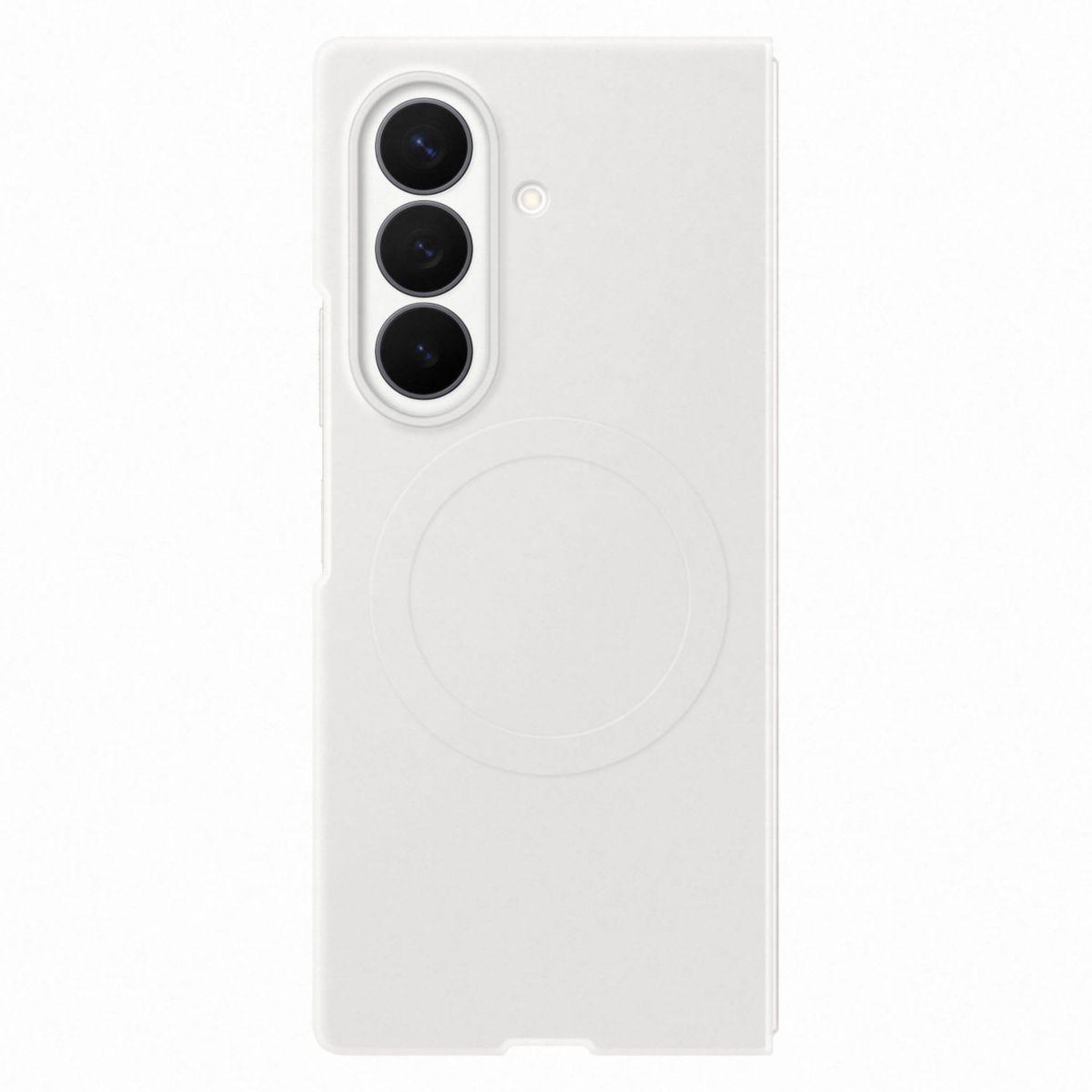 Voir la diapositive 2 : Samsung Pack coque silicone magnétique crème + protège écran fold 8 ultra