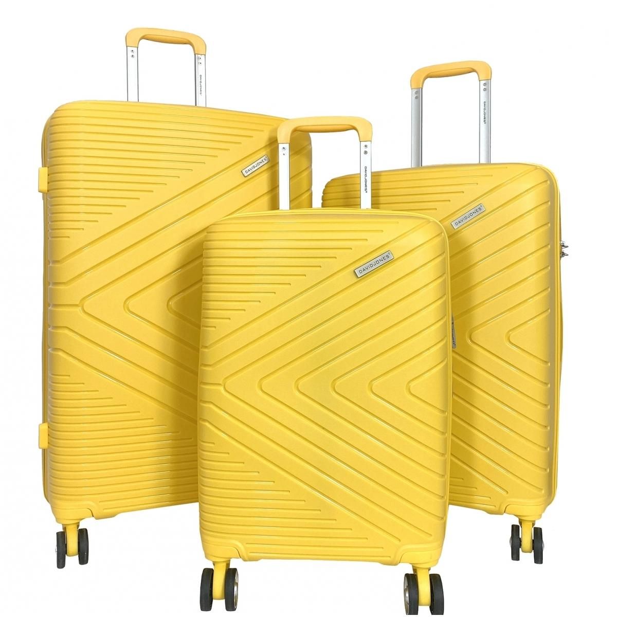 David Jones Lot 3 valises rigides dont 1 valise cabine TSA