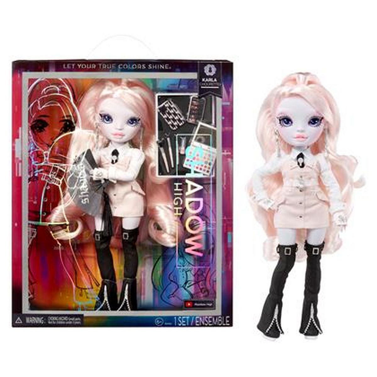 MGA Poupée Rainbow High Shadow Pink