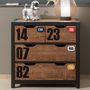 Voir la diapositive 3 : Paris Prix Commode 3 Tiroirs  Alex  83cm Marron & Noir