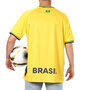 Voir la diapositive 2 : SPORTZONE Brésil Maillot Supporter Jaune Mixte Sport Zone
