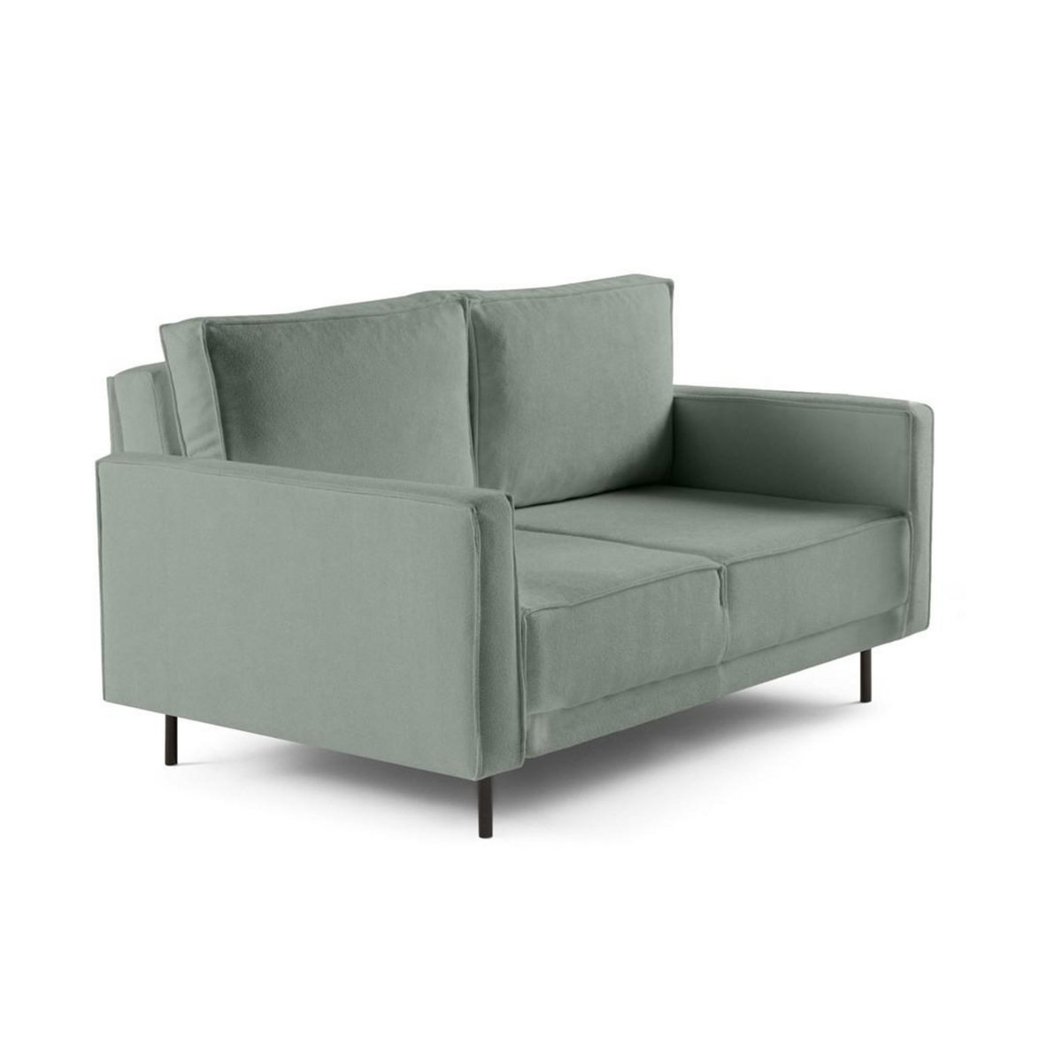 LISA DESIGN Charlie - canapé droit 2 places - en tissu