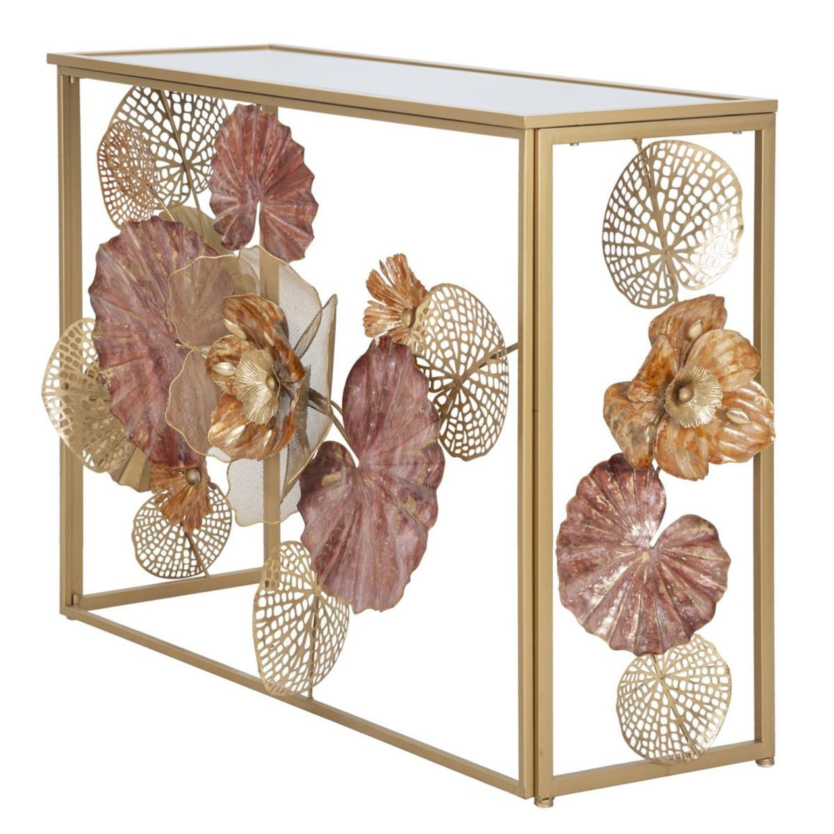Paris Prix Console Design en Métal  Redy  114cm Multicolore