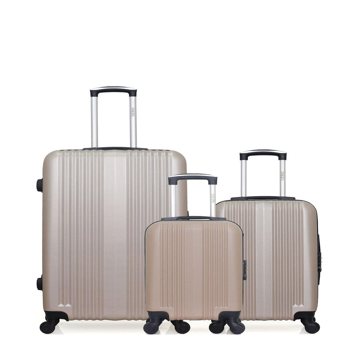 HERO HERO - LOT DE 3 - Valises grand format, cabine et cabine XXS LIPARI