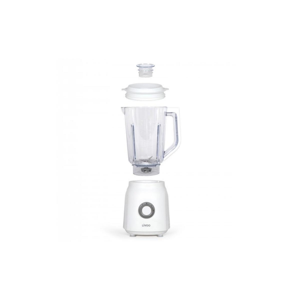 LIVOO Blender 1.5l 600w inox blanc - DOP242W