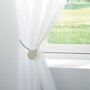 Voir la diapositive 3 : Paris Prix Embrasse de Rideau Aimantée  Ondaya  43cm Blanc