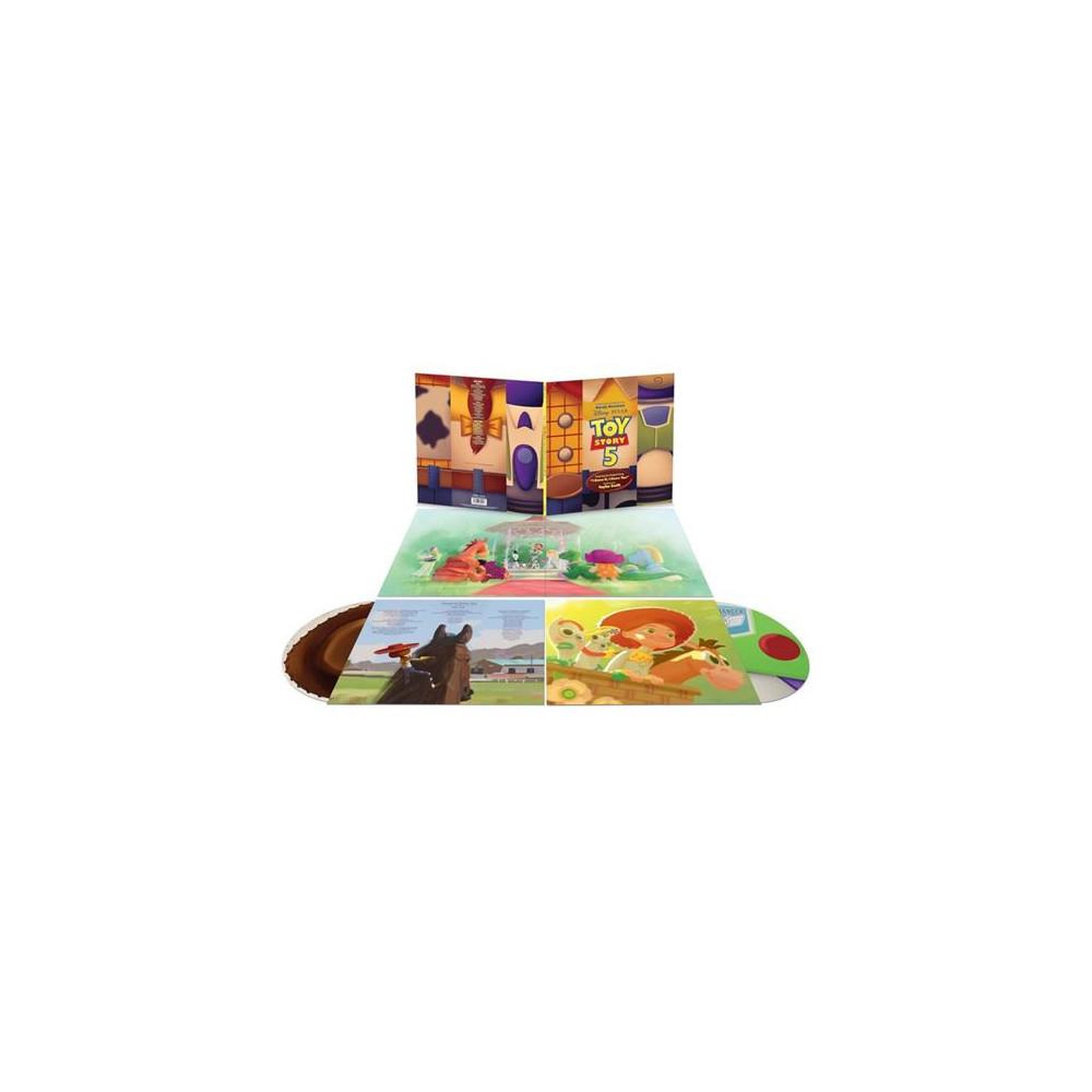 2LP Picture Disc BOF Toy Story 5 par Randy Newman et Taylor Swift, édition 27 titres, vinyle 180 g, 33 tours, visuels multicolores