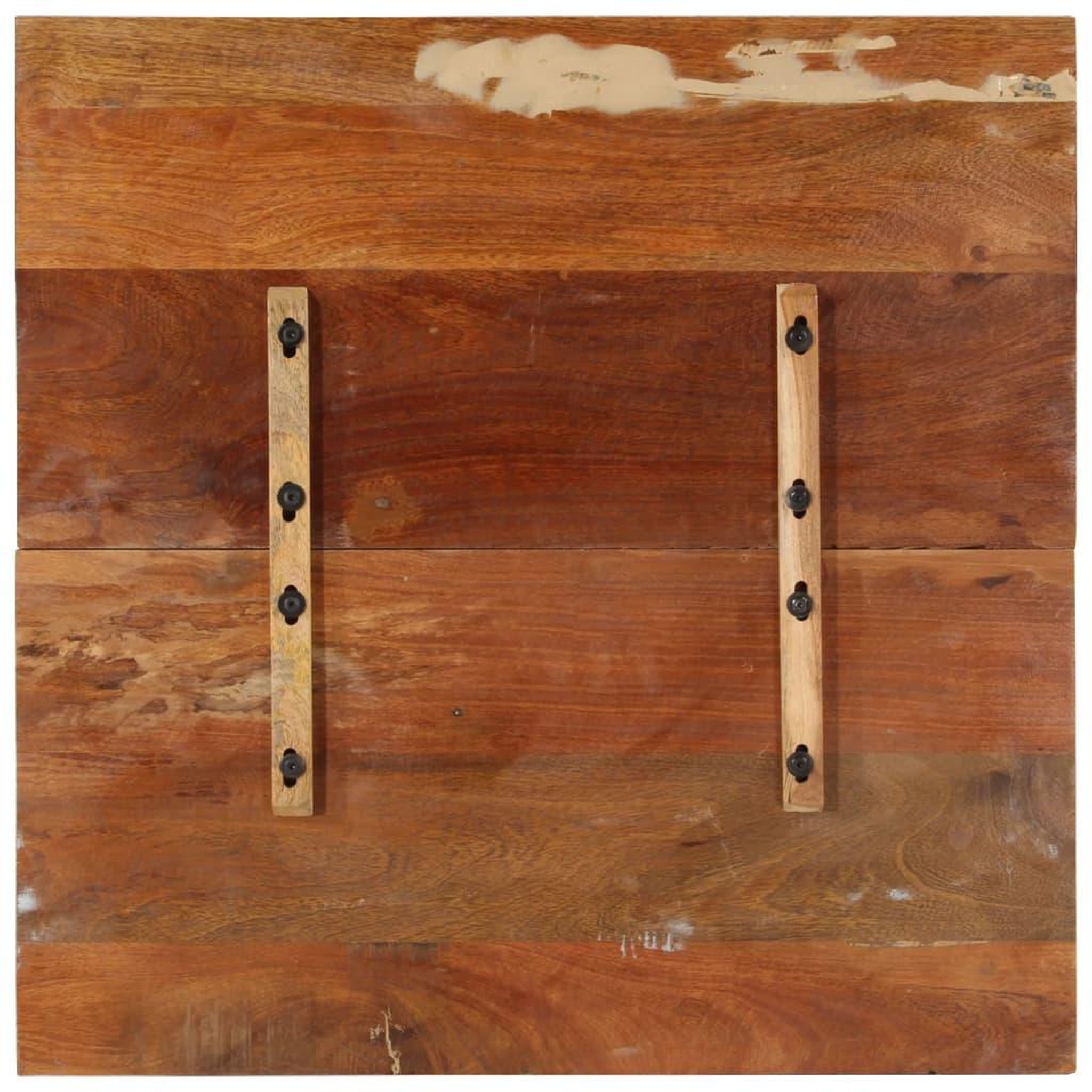 Voir la diapositive 4 : VIDAXL Dessus de table carre 80x80 cm 25-27 mm Bois de recuperation