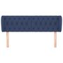 Voir la diapositive 3 : VIDAXL Tete de lit avec oreilles Bleu 163x23x78/88 cm Tissu