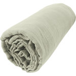 Home collection Drap housse 100% gaze de coton. Coloris disponibles : Vert, Gris, Blanc, Marron, Bleu, Jaune, Rose, Rouge