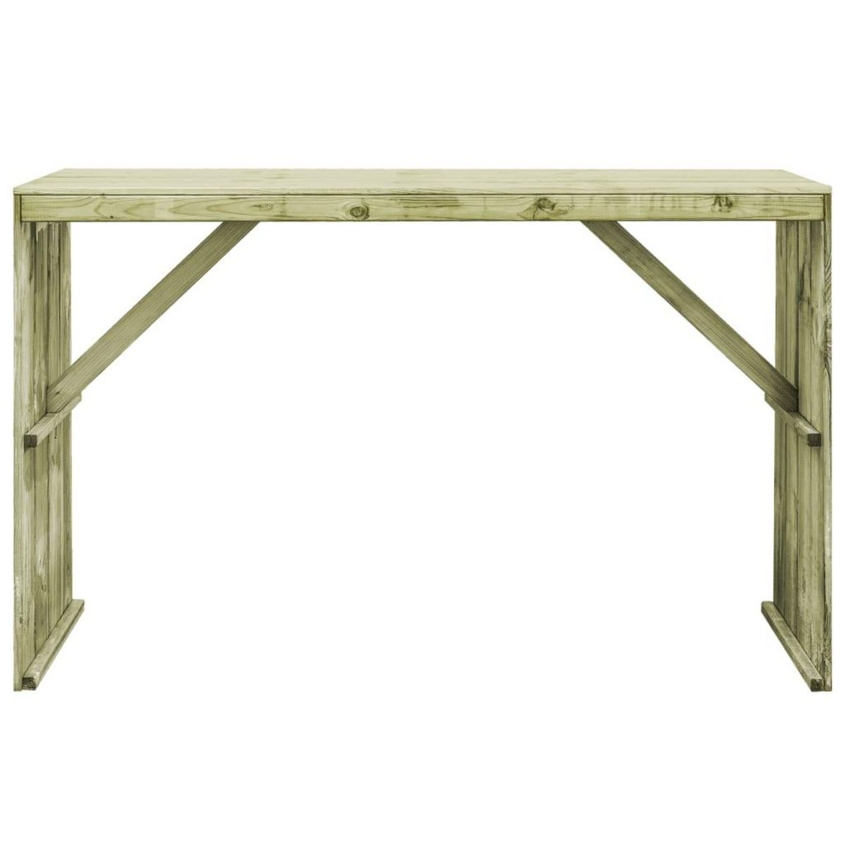 VIDAXL Table de bar 170x60x110 cm Pin impregne